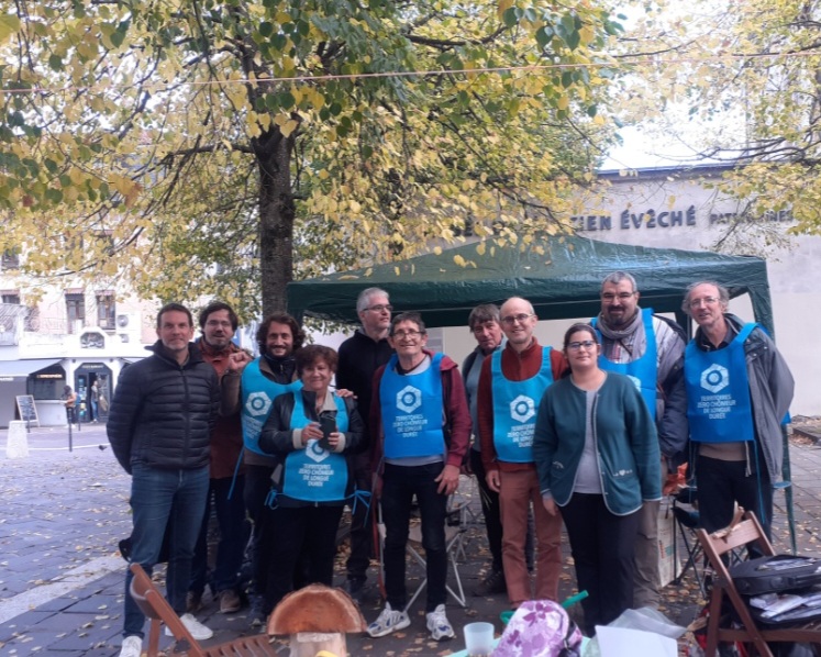 Photo de groupe Grève du Chômage 2023